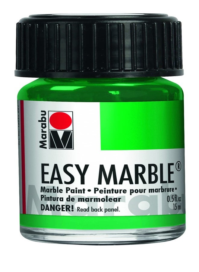Marabu Easy Marble Paint - Emerald - Discover the Hidden Depths of Your Creativity with the Lustrous and Brilliant Allure of This Green Masterpiece - 15ml