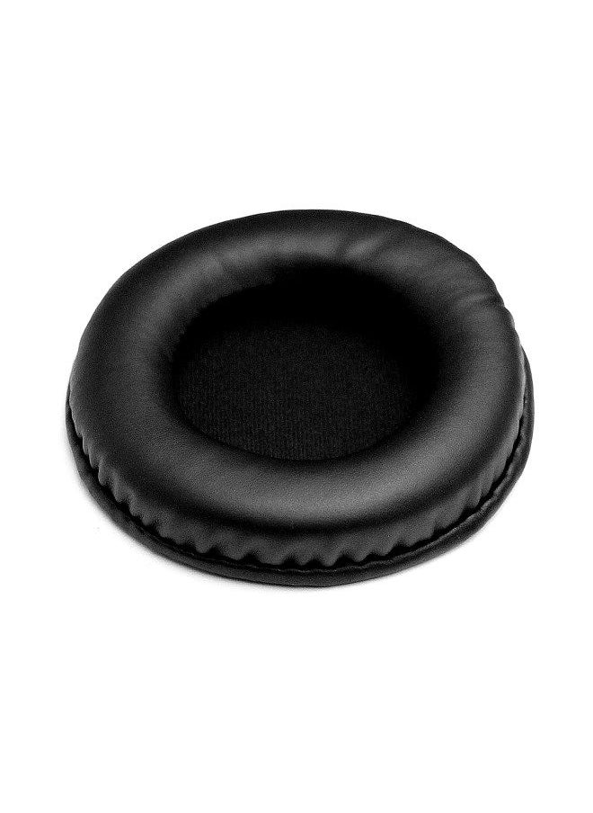 Generic - Replacement Ear Pads PU Leather Ear Cushions Replacement for SONY/Pioneer/Sennheiser/Motorola/Razer/Panasonic/RAPOO Headphone Ear Pads 90mm Black - Image 1