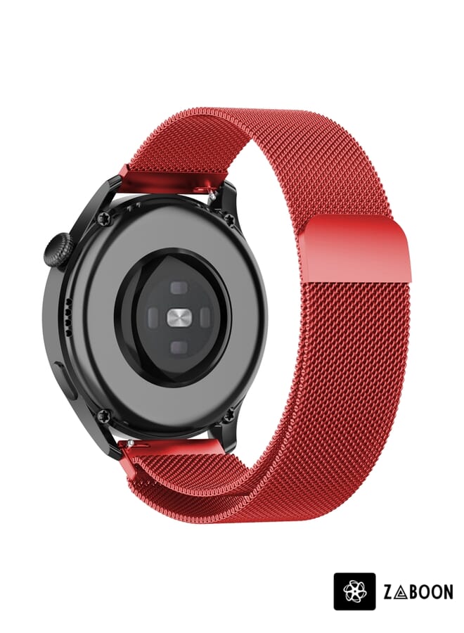 Zaboon Huawei Watch GT 3 Pro 46mm Milan Steel Watch Band - Image 2