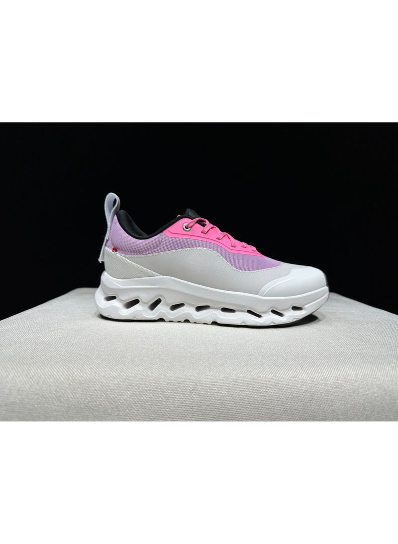 Women's Casual Running Shoes, White Pink Gradient Athletic Sneakers - Image 2