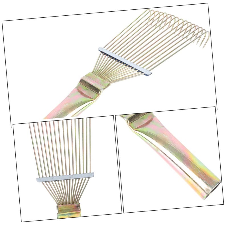 Horse Grooming Brush 2PCS Metal Comb for Cattle Sheep Shedding Hair Remover and Massaging Tool - Image 3