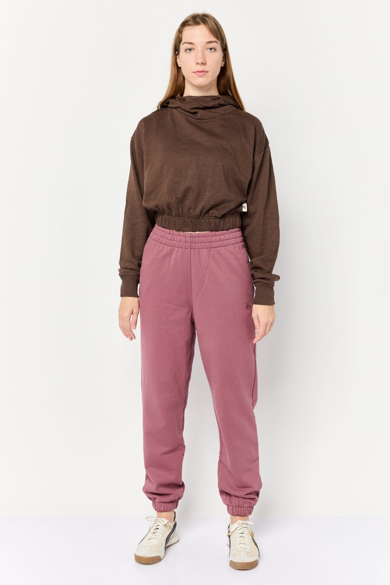Adidas Women Sportswear Fit Outdoor Hoodie, Brown - Image 2