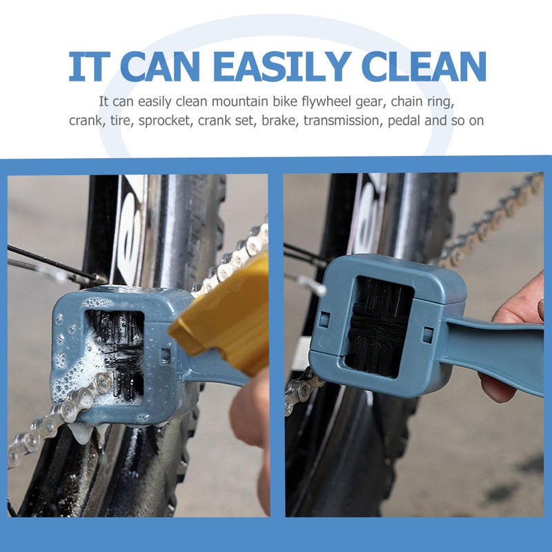 Professional Bike Chain Brush Convenient Motorcycle Cleaner Compact Motorcycle Brush - Image 4