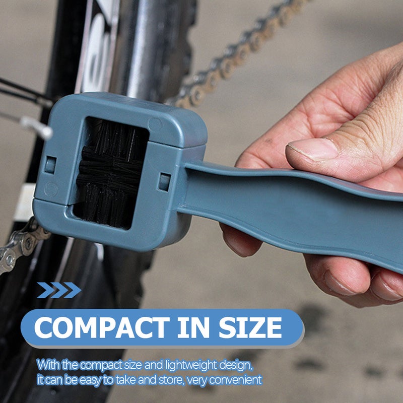 Professional Bike Chain Brush Convenient Motorcycle Cleaner Compact Motorcycle Brush - Image 3