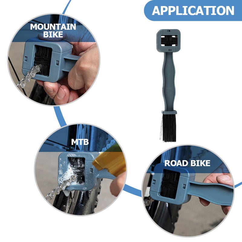 Professional Bike Chain Brush Convenient Motorcycle Cleaner Compact Motorcycle Brush - Image 5