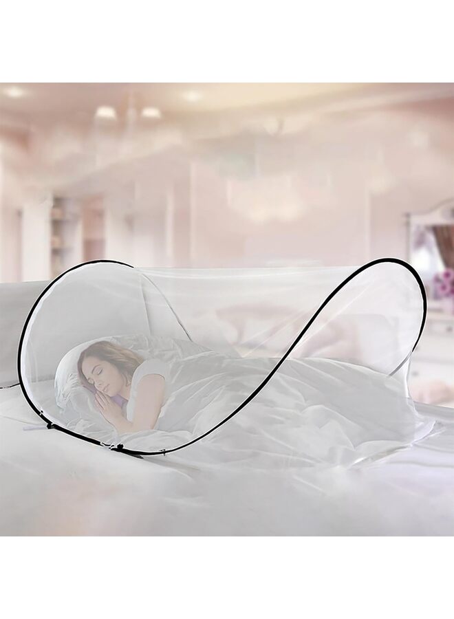 73Hours Mosquito Net - Adjustable Bed Canopy, Portable Pop-up, Collapsible Travel Net for Single Beds - Image 5