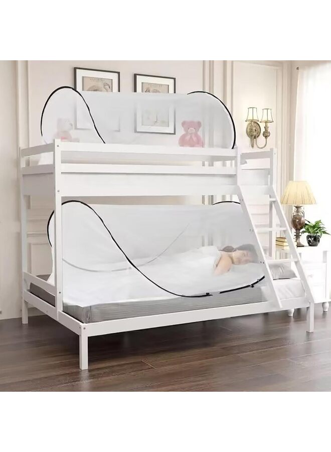73Hours Mosquito Net - Adjustable Bed Canopy, Portable Pop-up, Collapsible Travel Net for Single Beds - Image 2