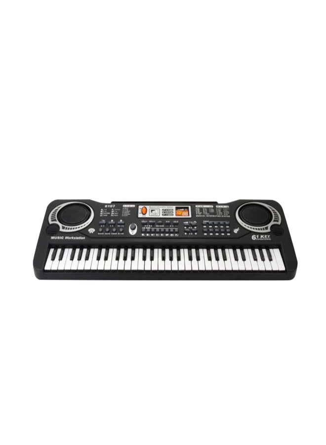 61 Keys Electronic Organ USB Digital Keyboard Piano Musical Instrument Kids Toy with Microphone  - Image 1