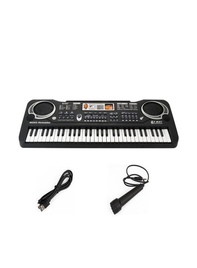 61 Keys Electronic Organ USB Digital Keyboard Piano Musical Instrument Kids Toy with Microphone  - Image 4