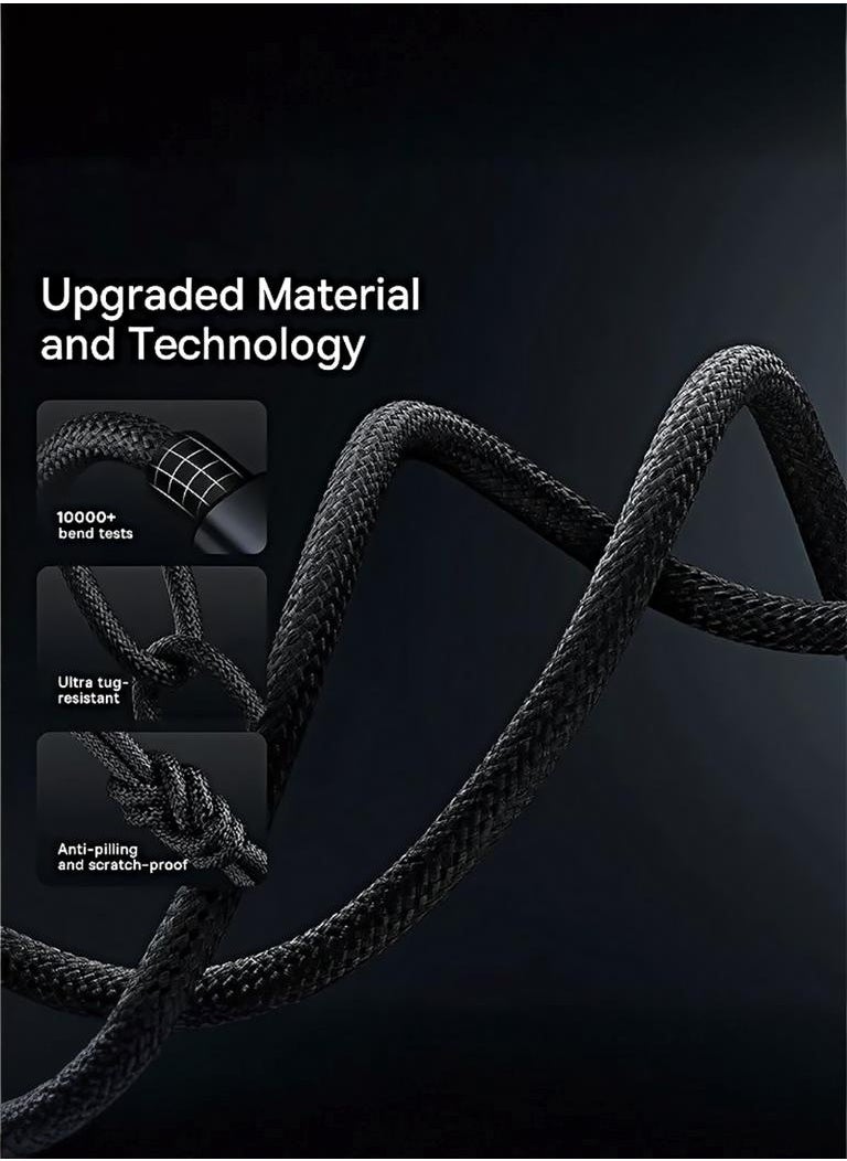 SONIC JEEM - (SONIC JEEM USB-LIGHTNING 3.0A charging cable with smart chip 1.20 meters long black designed for-IPHONE-IPAD-IPOD (SJ101A - Image 1