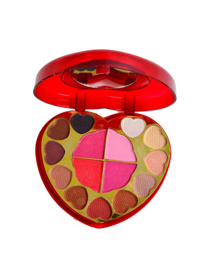 Adbeni New Makeup Kit For Women | 15 Eye Shadow, 4 Lip Color, 2 Blusher, 3 Compact, 1 Mirror,1 Puff | Easy-to-Blend - Image 3