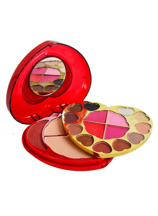 Adbeni New Makeup Kit For Women | 15 Eye Shadow, 4 Lip Color, 2 Blusher, 3 Compact, 1 Mirror,1 Puff | Easy-to-Blend - Image 2