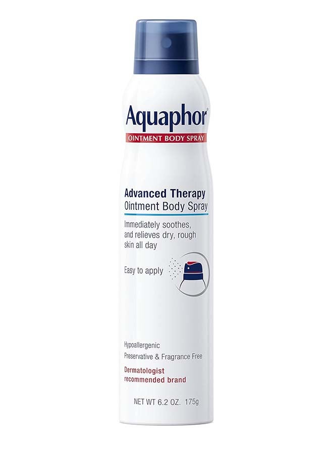Aquaphor Healing Ointment Body Spray (6.2 oz) – Advanced Skin Moisturizer for Dry, Rough & Cracked Skin, with Petrolatum, Continuous Spray, Fragrance-Free - Image 1