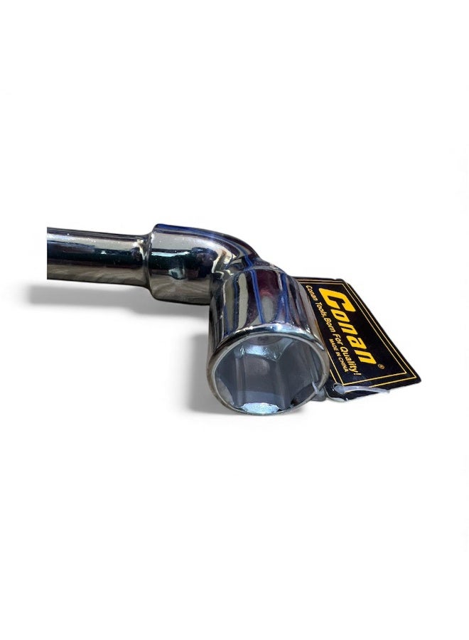 CONAN Professional L-Type Wrench – 19 mm – Model 10005768 – Long Torque Chrome-Plated Heavy-Duty Steel Tool - Image 2