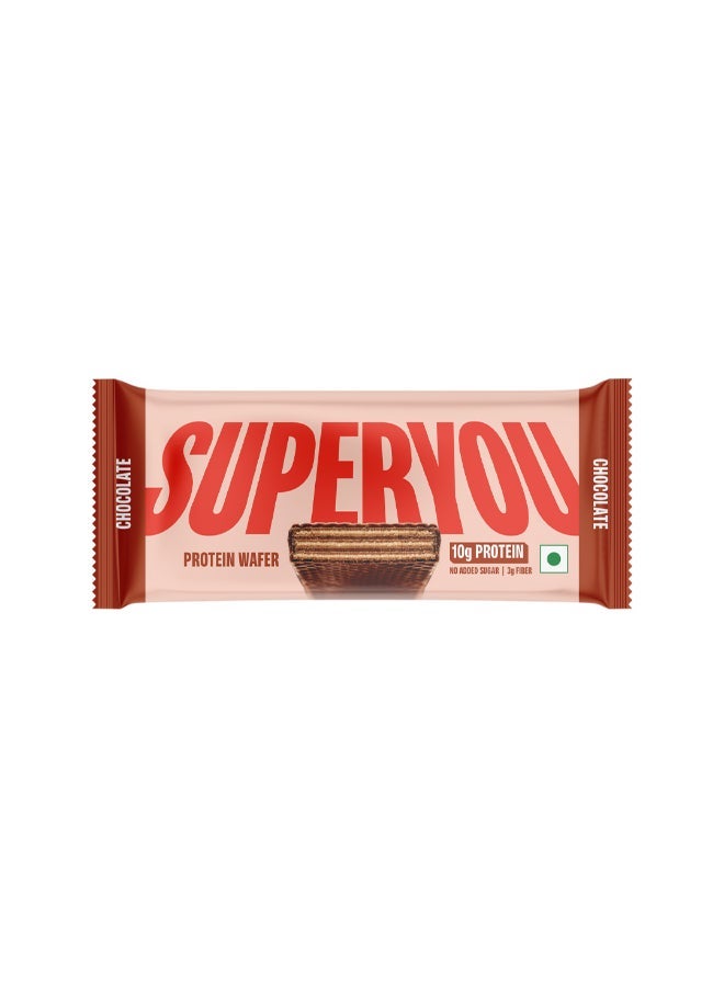 SuperYou Wafer Protein Bar-Chocolate 40G (Pack of 10) - view 2