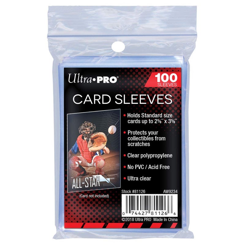 Ultra Pro Penny Sleeves 100 Count Ultra Clear Soft Card Sleeves for 258 X 358 - Image 1