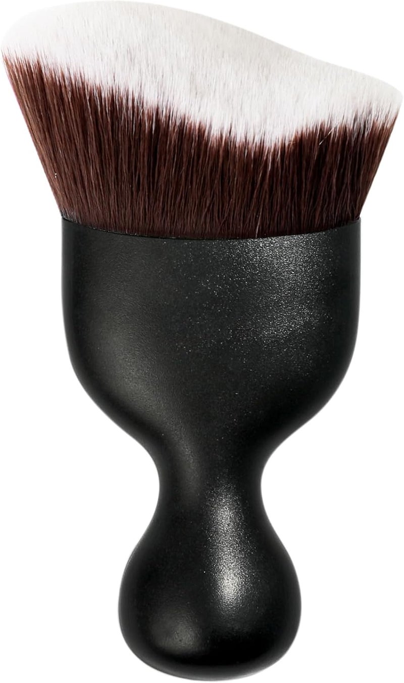 AOCISKA Car Interior Detailing Brush,Soft Bristle Cleaning Brush Car Detailing Brush Dusting Brush,Car Interior Cleaning Tool,Auto Detail Brush Car Dash Duster Brush (Brown&White), QXS002 - Image 5