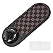 UHANBUT Multifunction Car AntiSlip Mat Rotatable Temporary Parking Number Universal Auto Dashboard Organizer Pad Accessory for Phones Sunglasses Keys BrownBlack - Image 2