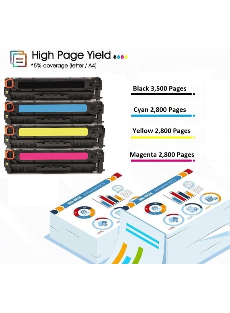 304A Black High Yield Toner Cartridge – Compatible with HP Color LaserJet CP2025x, HP Color LaserJet CM2320dn MFP and HP Color LaserJet CM2320fdn MFP (CC530A Black) - Image 5