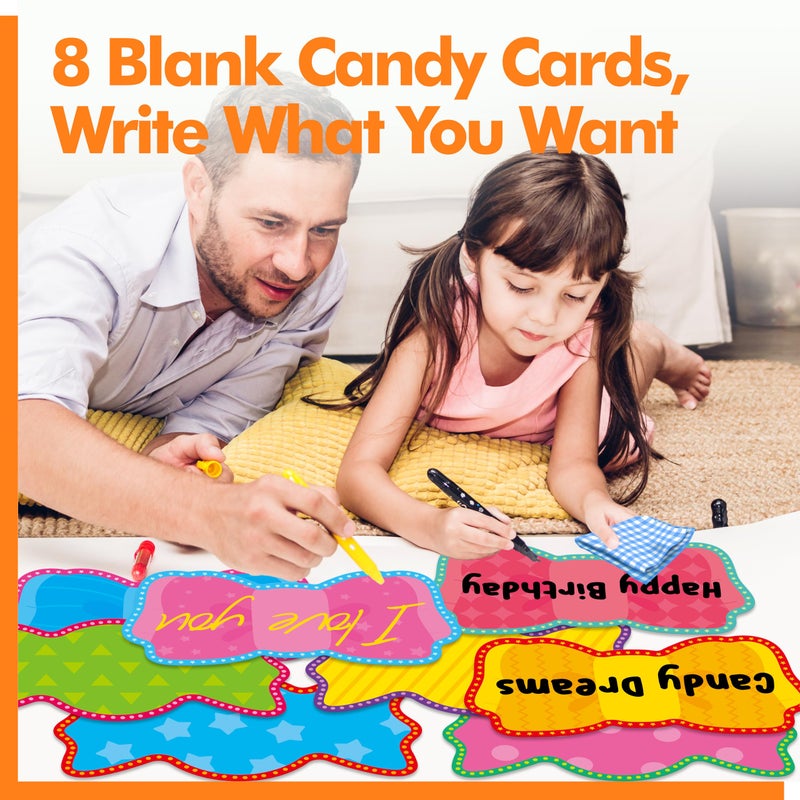 Gethelud 22 PCS Candyland Party Signs, Thick Cardstock Sweet Treat Decoration Kit, Candy Land Backdrop Sign for Birthday Halloween Christmas Party, Classroom Event, Carnival, Festival Decor - Image 4
