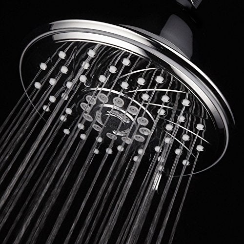 HOTEL SPA - Shower Head High Pressure with Shower Filter - 6 Inch Rain Shower Head - Enriched KDF, Showerhead Filter for Hard Water, 6-Setting, Ultra-Luxury, Showerspa (Chrome) - Image 3