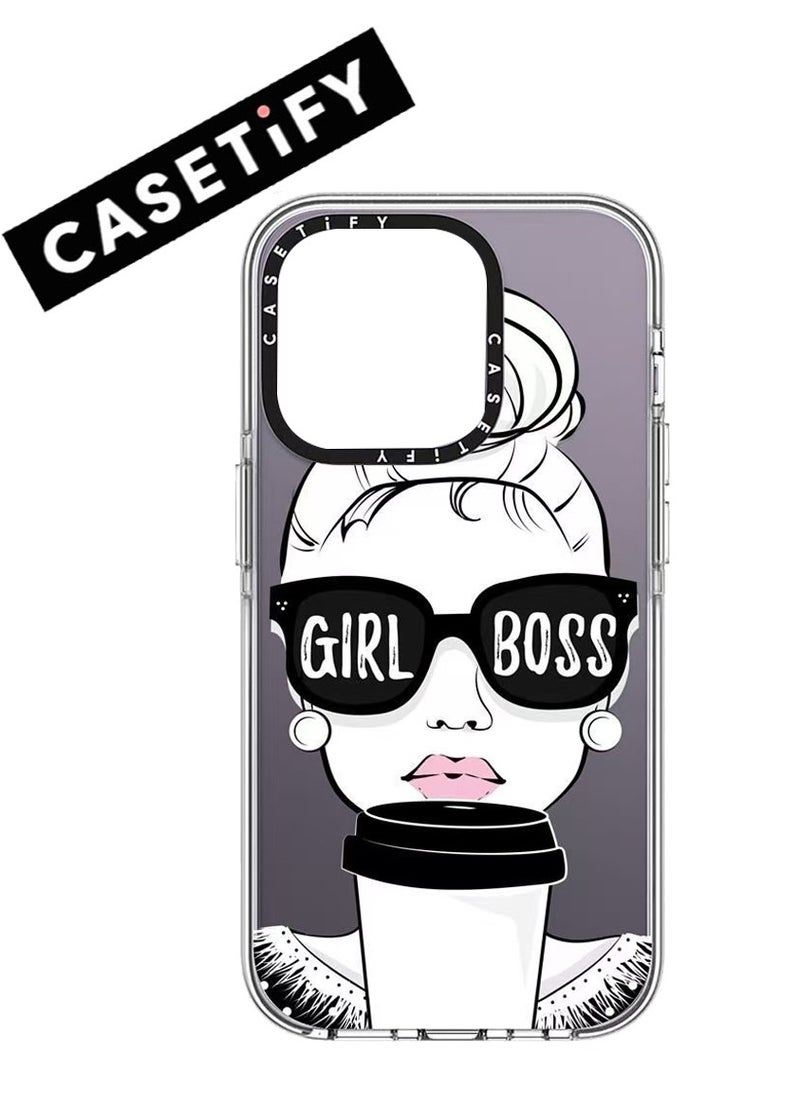 Casetify - Magnetic Case for iPhone 14 Girl MagFit Anti-Yellowing Technology Cover for iPhone 13 - Image 1