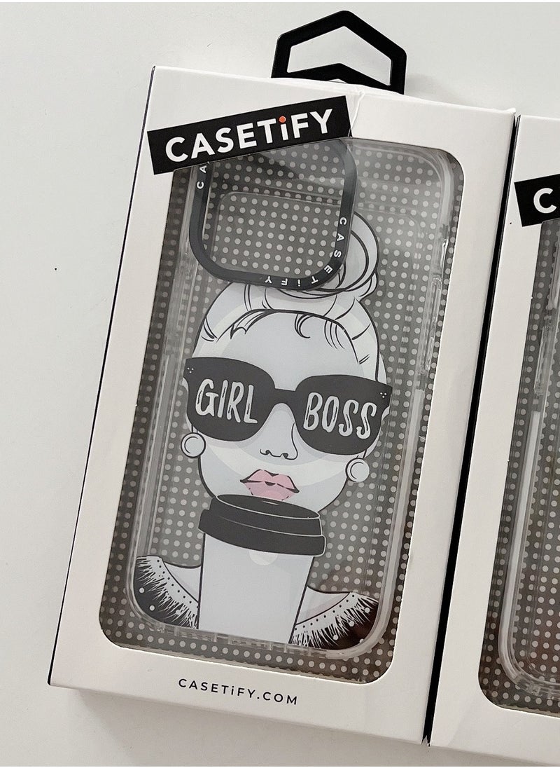 Casetify - Magnetic Case for iPhone 14 Girl MagFit Anti-Yellowing Technology Cover for iPhone 13 - Image 1