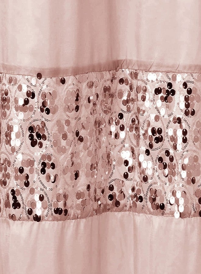 Popular Bath 885545 Sinatra Collection, Shower Curtain, Blush - Image 3