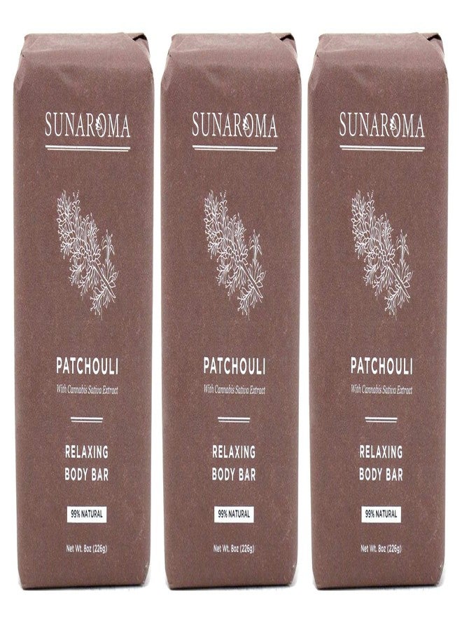 Sunaroma Soap Bar Patchouli 8 Ounce (236ml) (3 Pack) - Image 4