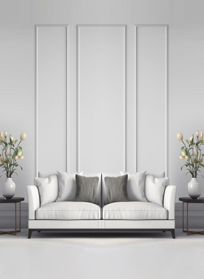 Pangda Peel and Stick Wall Molding Kit, 3D Premade Accent Molding Wainscoting Panel for Interior Wall Moulding Decor, Ready to Assemble Wainscoting Accent Panel(3 Set,24x96 in+48x96 in+24x96 in) - Image 1