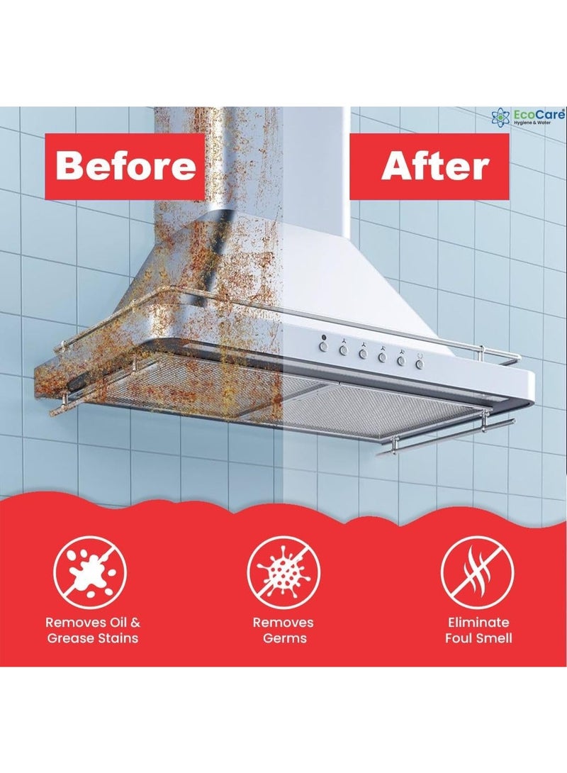 Spray Kitchen Cleaner  for Stove and Metal Kitchen Surface Cleaning - Foam spray for kitchen cleaning of stoves, chimneys, gas cooktops, and surfaces. Removes oil and grease stains. Non-toxic and non-flammable degreaser spray for cleaning kitchens, chimneys, ovens, grills, tiles, and sink surfaces. - Image 5