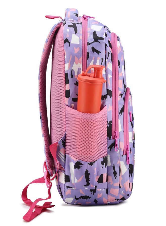 CLUCI 30Litre School Bag Water-Resistant Laptop& Travel Backpack - Unisex Large 19 Inches Multipurpose Travel Backpack for Boys & Girls - Ideal for College and School and office Use (Purple.) - Image 4