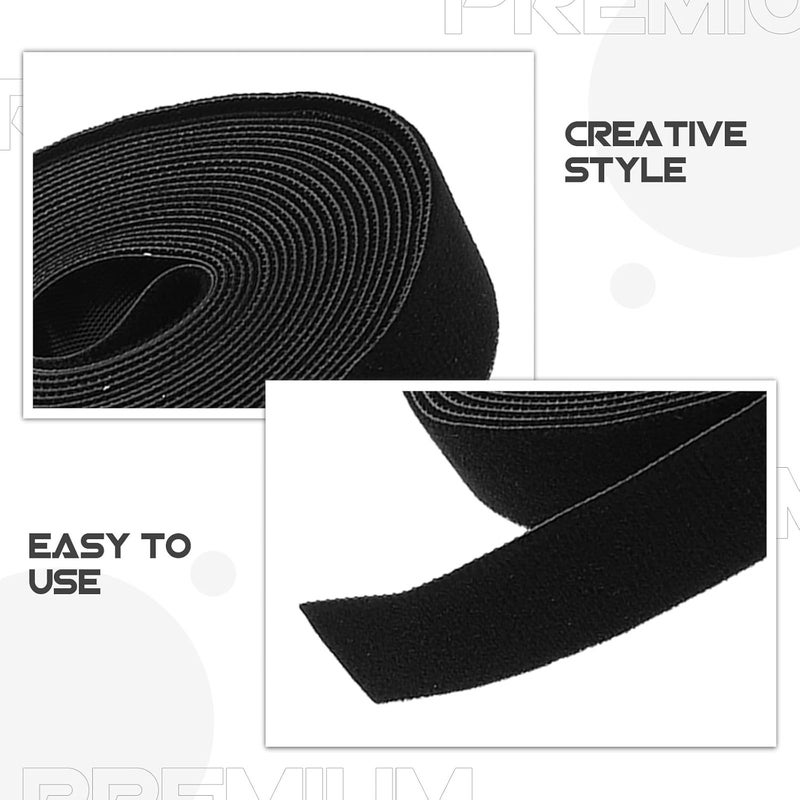 3 Rolls Hook and Loop Patch 16.4ft x 1in, Fastener Tape for Electric Wires & Data Cable Organization, Length Flexible Solution for Supporting Plants, Vines, Flowers - Image 3