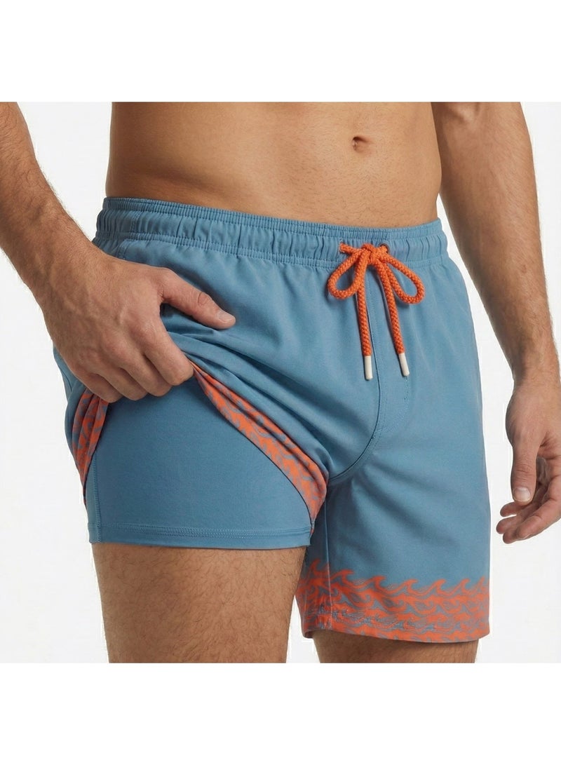 Cetus Board Short Wave (Teal/Orange) - Image 2