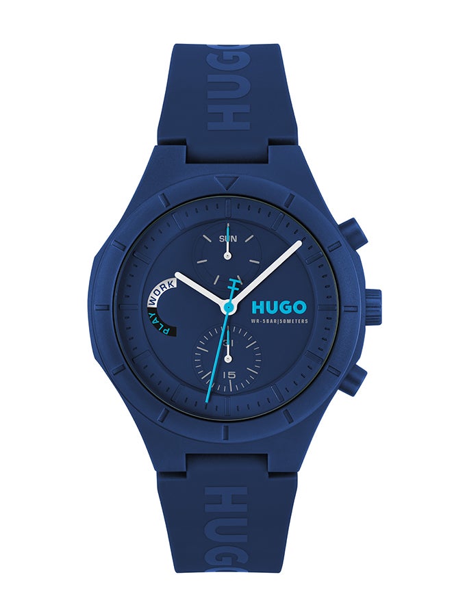 HUGO BOSS HUGO BOSS WATCH ROUND ANALOG MEN'S BLUE CASE WATCH - 1530404 - Image 1
