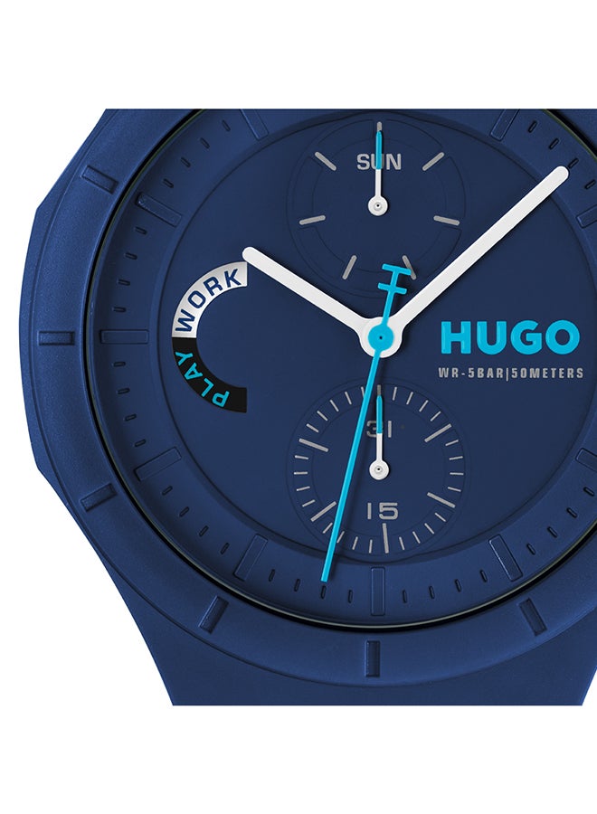 HUGO BOSS HUGO BOSS WATCH ROUND ANALOG MEN'S BLUE CASE WATCH - 1530404 - Image 5