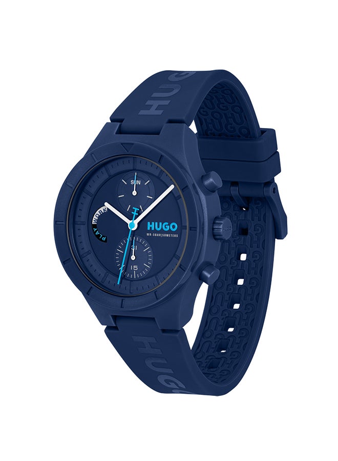 HUGO BOSS HUGO BOSS WATCH ROUND ANALOG MEN'S BLUE CASE WATCH - 1530404 - Image 4