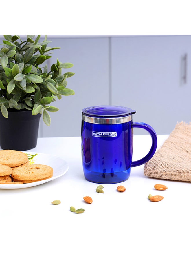 Royalford Double Wall Travel Mug 400Ml Ss Inner Pot Hot Cold Assorted Colour - Image 5