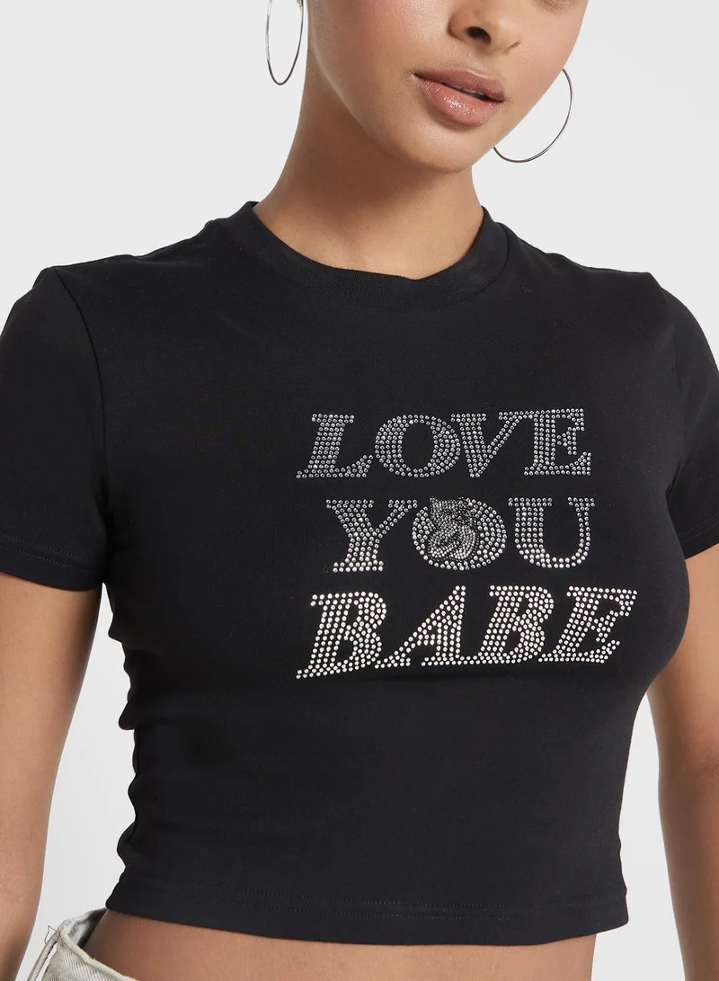 RIP N DIP  Love You Baby T-Shirt for Women | Best Price UAE