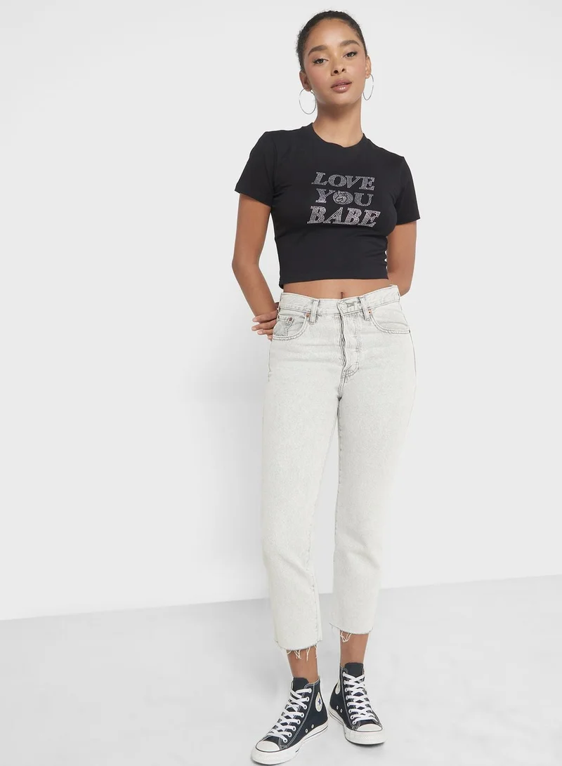 RIP N DIP  Love You Baby T-Shirt for Women | Best Price UAE