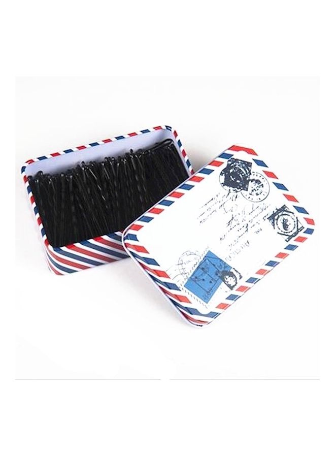 NIBEMINENT 150-Piece Bobby Pins With Box Envelope Black