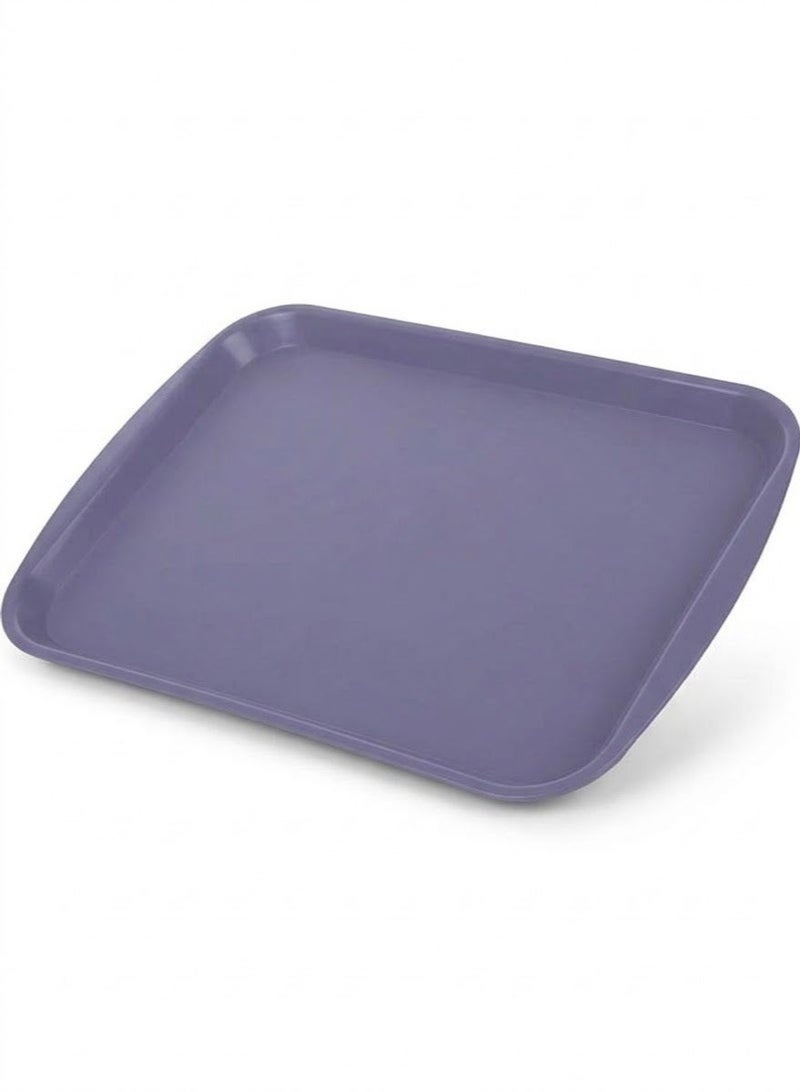 favilla Multi-colored plastic serving tray, 36 x 27 cm – practical and lightweight, suitable for serving tea, coffee, and desserts - Image 2
