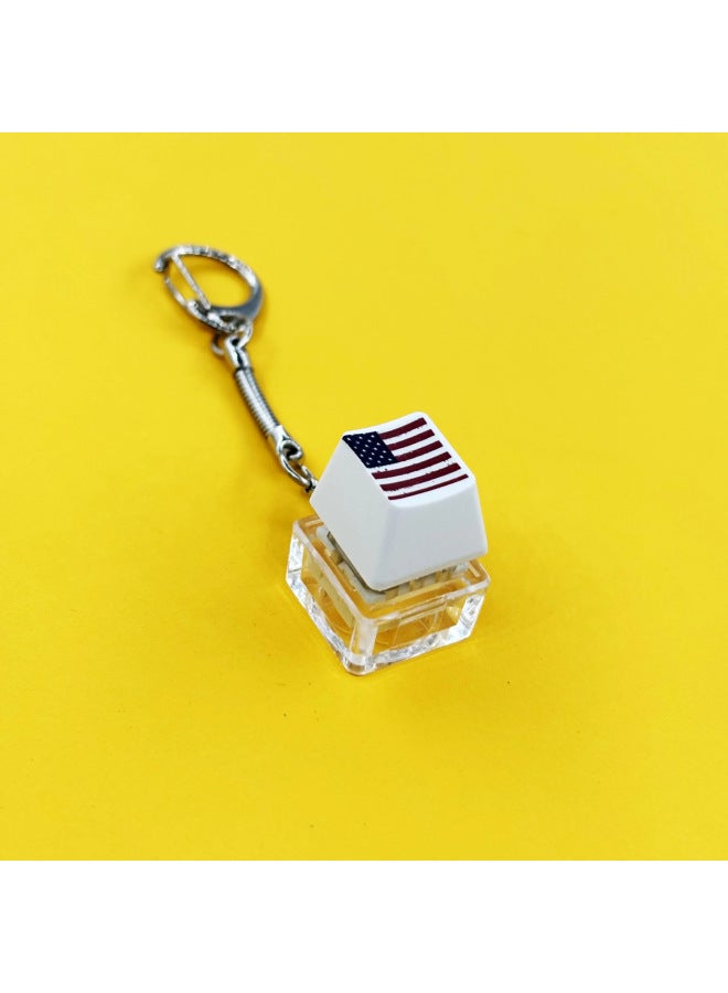 Popular Creative Press Decompression Artifact Single Key Keycap Cute Funny Style Mechanical Keyboard Anime Keychain Keycap 