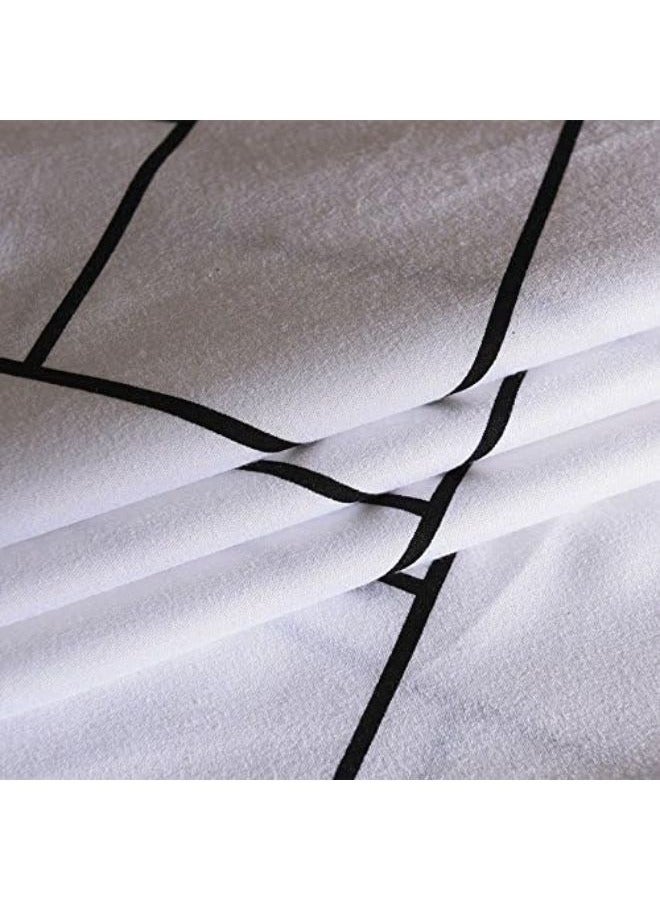 AL RAID Luxury King Size Bedding Set – 6-Piece Microfiber Bed Sheet Set with 1 Duvet Cover 220x240 cm, 1 Fitted Sheet 200x200+25 cm & 4 Soft Pillowcases 50x75 cm – Durable & All-Season Comfort - Image 4