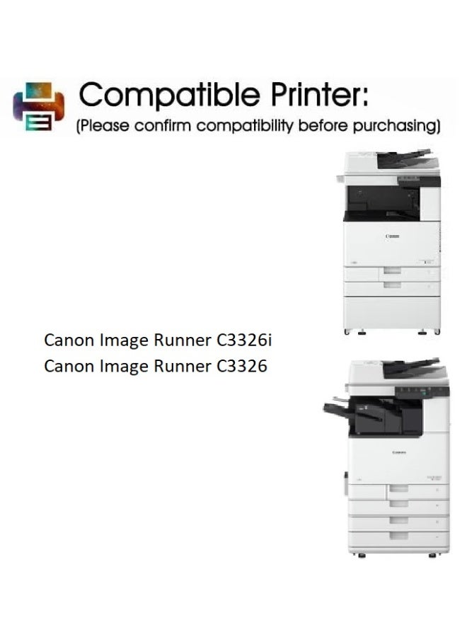 C-EXV 65 Magenta Toner Cartridge Replacement For Canon IR C3326i, IR C3326 (Magenta) - Image 5