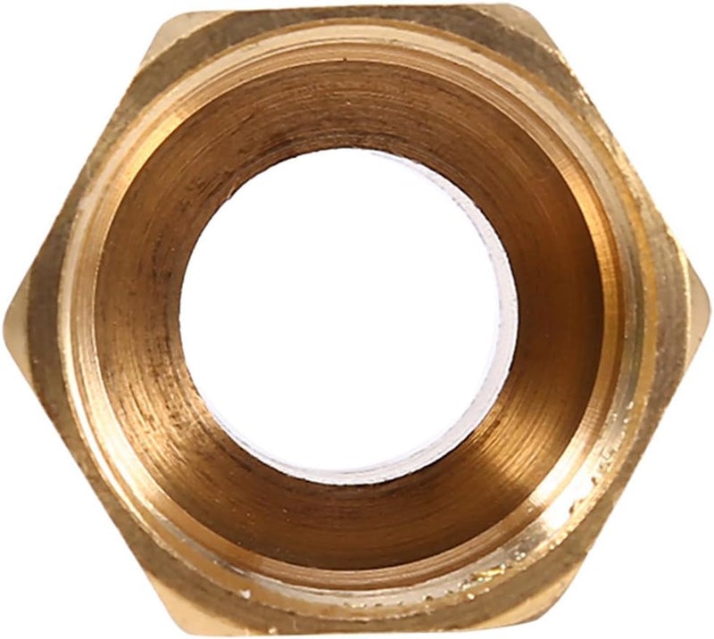 Brass Water Pipe Deceleration Adapter with Healthy Sanitation Function for Water Softener Floor Heating 1 Piece 1/2 BSPT Male Thread and 3/4 BSPT Female Thread - Image 4