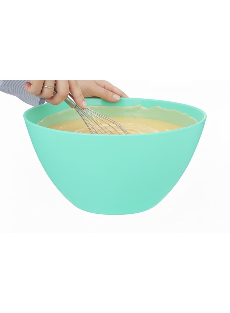 favilla 4-liter plastic dough mixer bowl - Code 342 - Turquoise color - Image 3