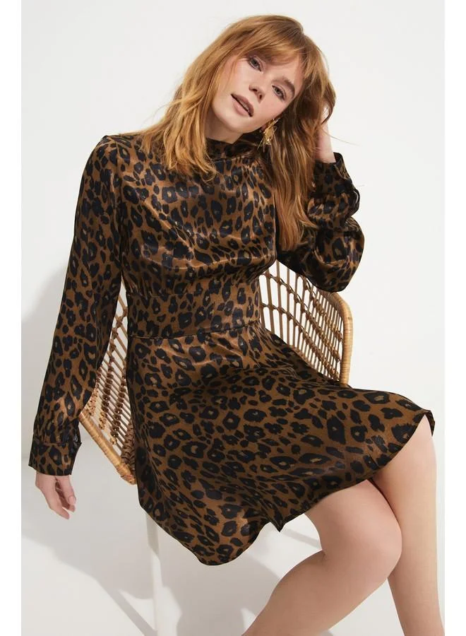 JUNE Animal Print Dress