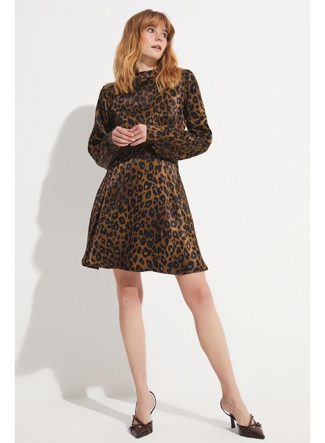 JUNE Animal Print Dress - Image 2