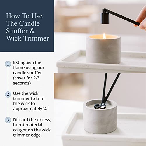 Airy Abode Candle Wick Trimmer and Candle Snuffer Accessory Set – Pick Your Color - Image 5